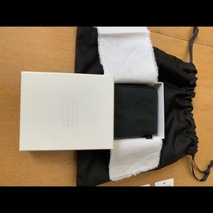 New Madison Martin margiela zip wrinkled money and card wallet.